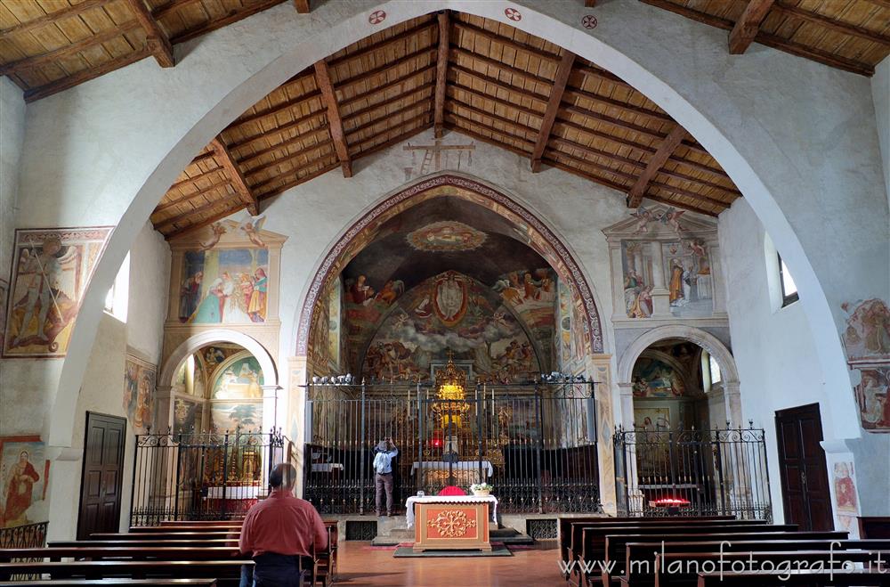 Bergamo (Italy) - Interior of the Church of San Michele al Pozzo